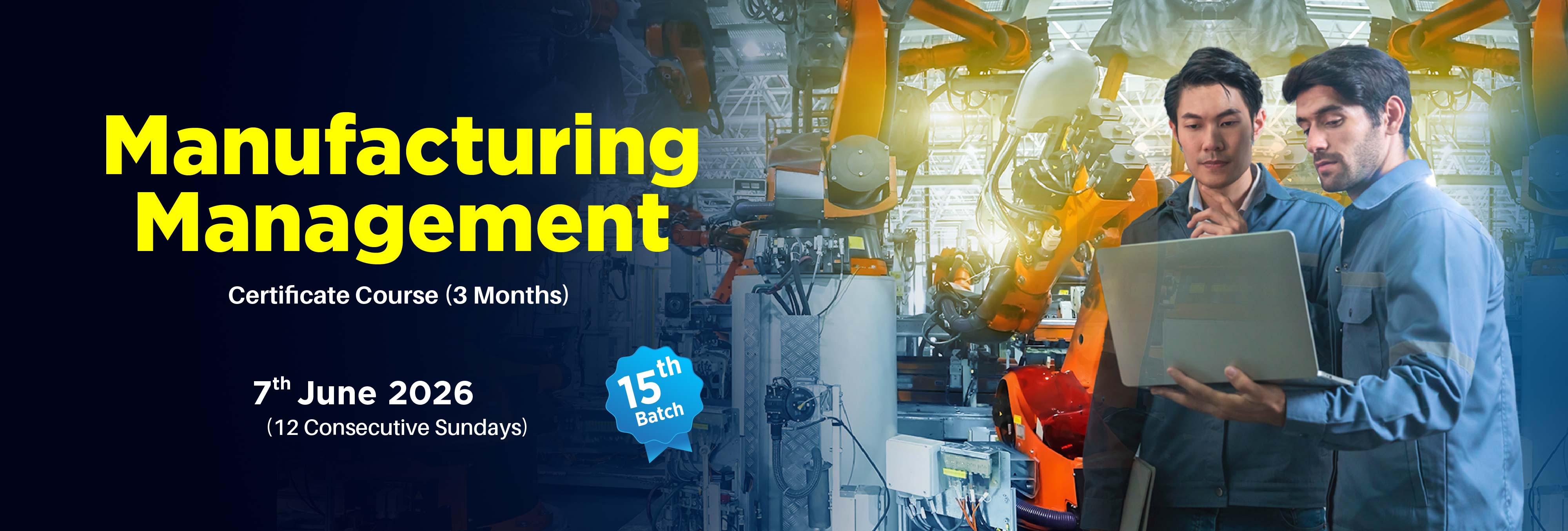 Manufacturing Management Certificate Course 